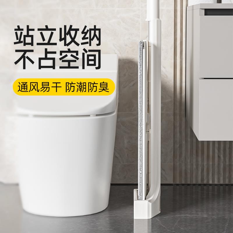 免手洗大平板拖把折叠桶2024新款干家用湿两用墩布懒人一拖净拖地