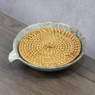 粗陶壶承垫干泡台储水养壶日式陶瓷功夫茶具托盘茶盘仿古茶承壶托