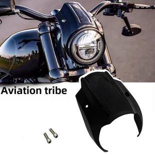 饰下罩脚踏 侧牌架点火盖装 挂档杆隔热 减震筒 哈雷软尾突破者改装