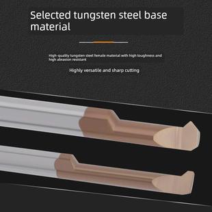 钨钢整体硬质合金反向镗刀小径内孔MCR/MDR/MXR/MWR倒角切槽勾刀