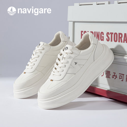 Navigare意大利小帆船真皮男鞋