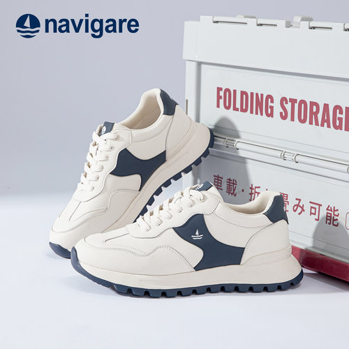 Navigare意大利小帆船真皮男鞋