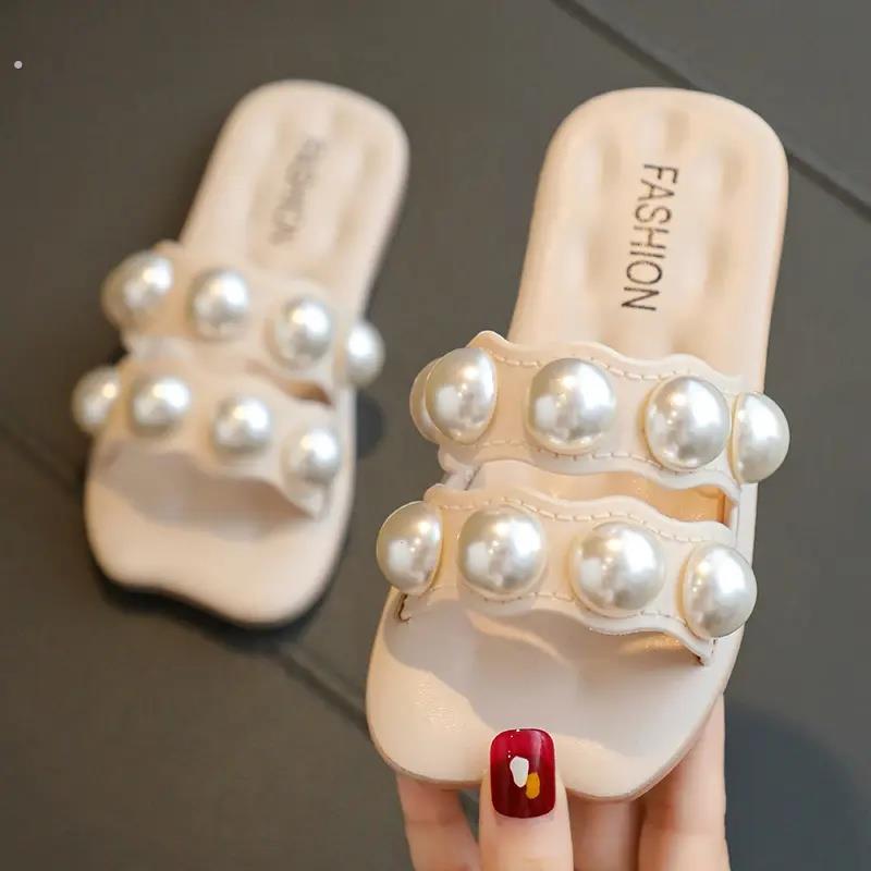 小女孩儿童凉鞋夏季款2024爆款公主平底亲子鞋防滑沙滩凉拖鞋软底