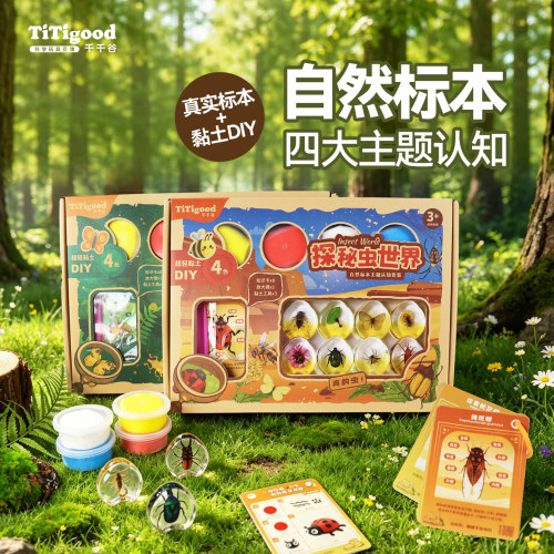 千千谷自然标本认知DIY树脂玩具