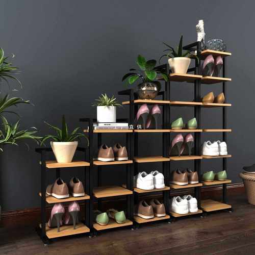 鞋架简易迷你卫生间家用门口省空间多层简约现代鞋柜经济铁艺鞋架