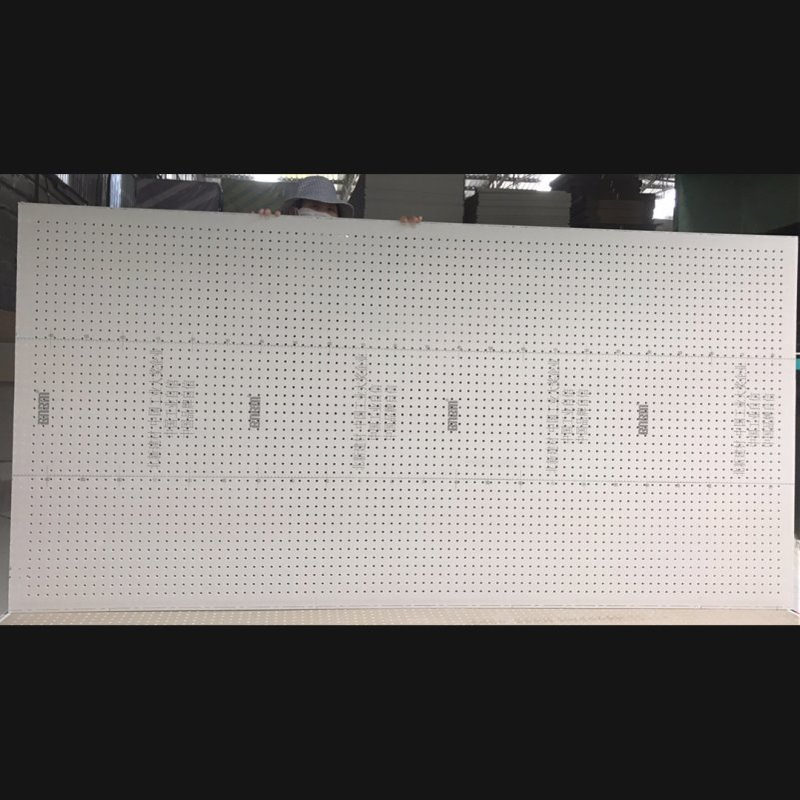 龙牌石膏板穿孔吸音板隔墙吊顶天花板快装无甲醛轻质