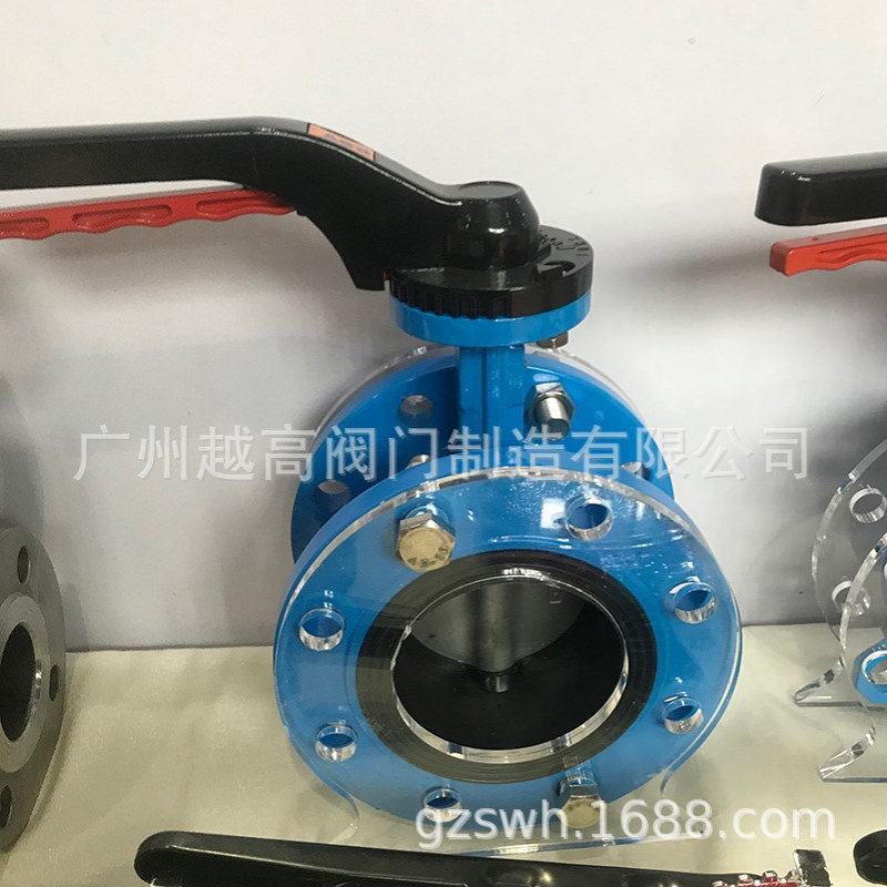 D341X-10/16涡轮法兰式蝶阀软密封手动蝶阀DN50 65 80 100 150