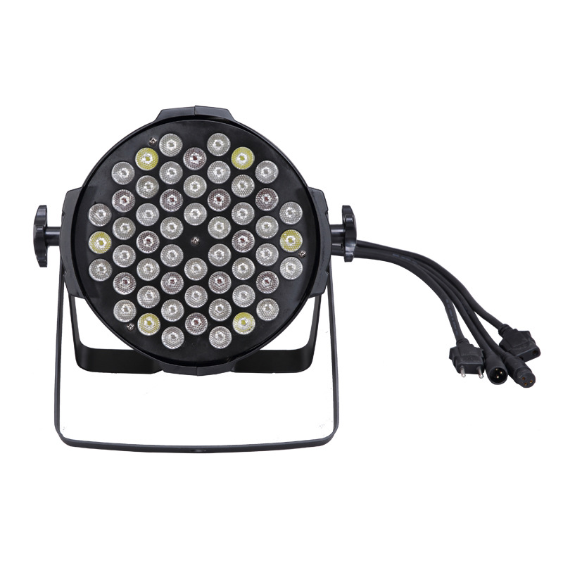 Led舞台灯具LED帕灯54颗3W面光灯RGBW染色背景舞台灯光声控DMX