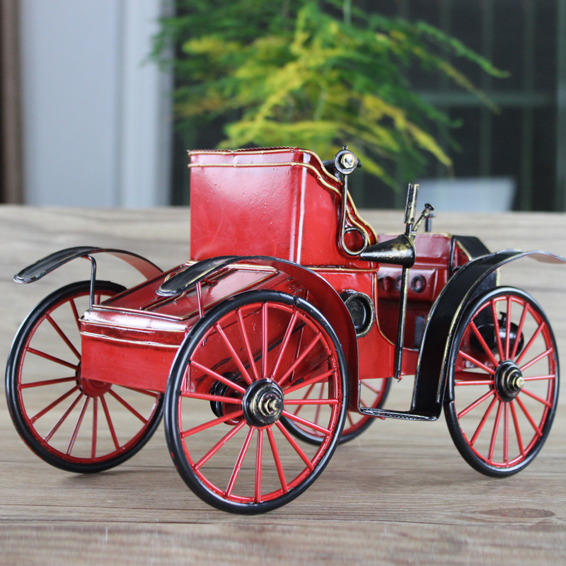 复古怀旧工艺品摆件 铁皮老爷车模型 家居装饰品工厂批发