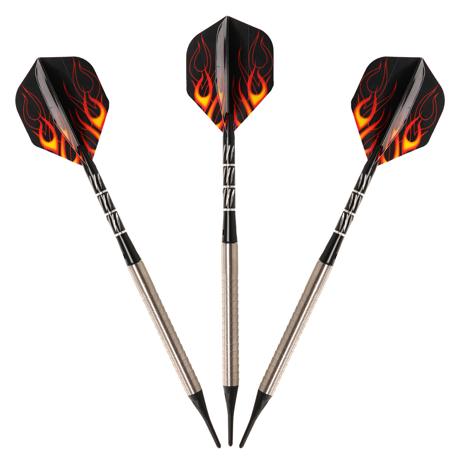东业飞镖 18克钨钢软式飞镖安全塑料头飞标针一套3支装