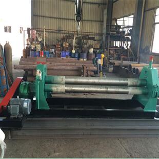 卷板机6*2000 三辊机械手动卷板机 上辊调节丝杆控制升降电动卷圆