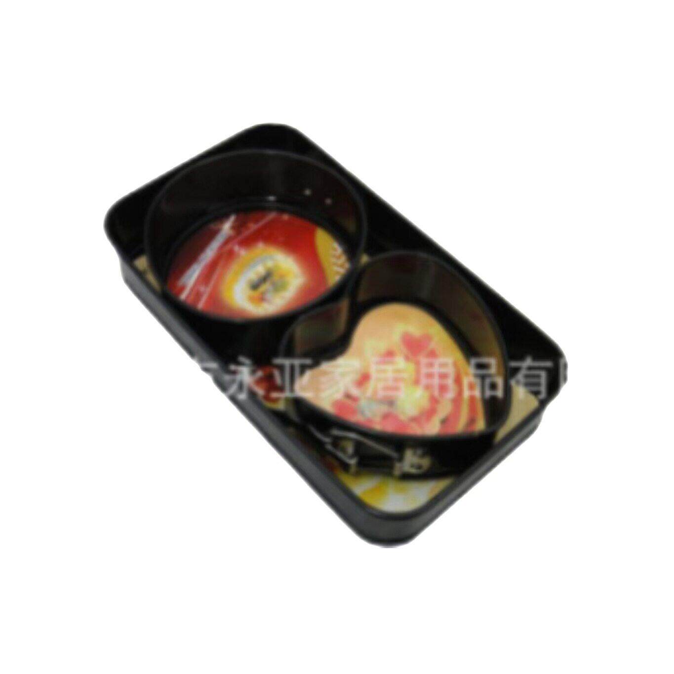 家用锁扣蛋糕模套装 迷你心形迷你圆形组合套装活底锁扣蛋糕模