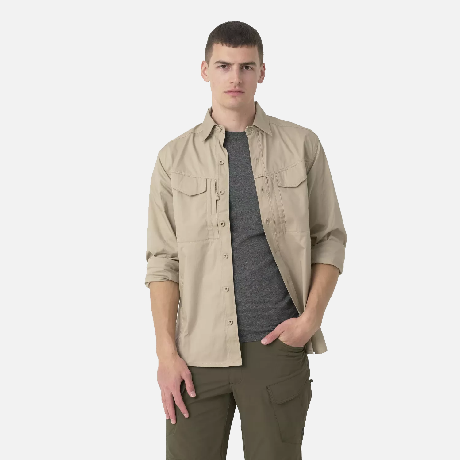 赫利肯防卫者经典款长袖衬衫