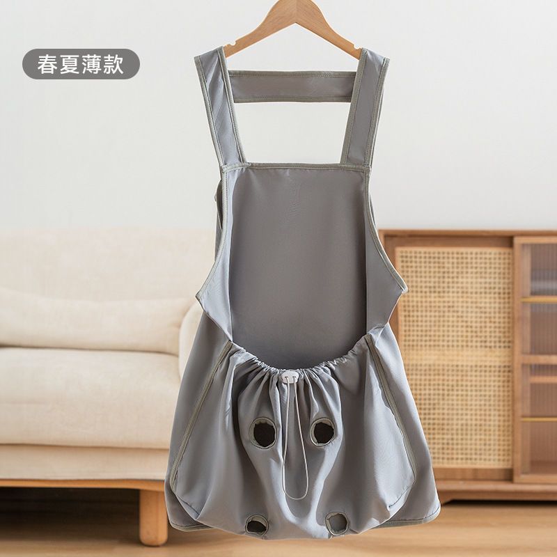 撸猫专用衣服抱猫服不粘毛兜罩装猫咪剪指甲神器防抓固定撸猫围裙