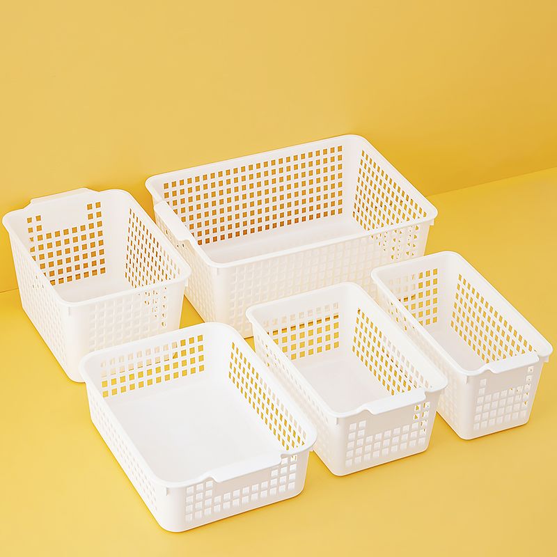 长方形方筛塑料医用药品篮子筷子箩厨房桌面收纳篮家用整理筐