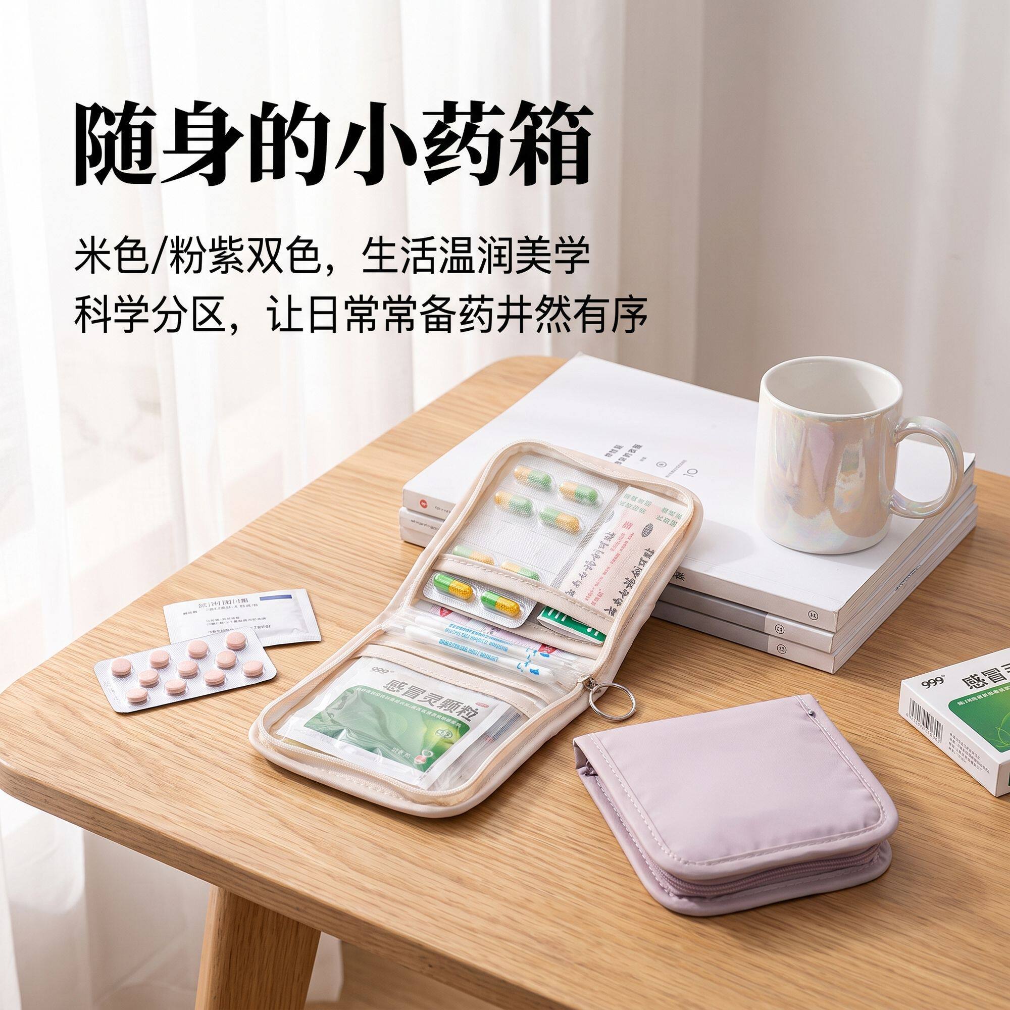医药包学生小型随身收纳小包旅行户外急救药品便携式应急健康药包