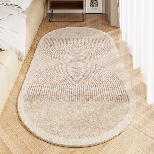 卧室床边地毯客厅日式侘寂风地垫B房间异型阳台飘窗垫子防滑床边