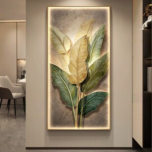 家大业大现代轻奢玄关装饰画2025新G款竖版入户门挂画高级感壁画