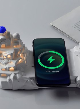 圣托里尼香薰小夜灯石膏全景氛围B卧室送女生生日新婚轻奢结婚礼