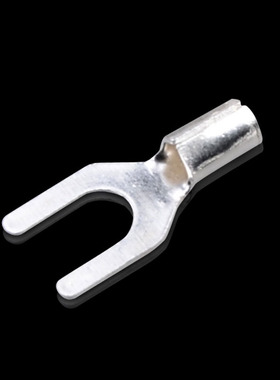 UT10-6接线端子冷压u型ut接C头纯铜线鼻子线耳叉型铜鼻子线端子