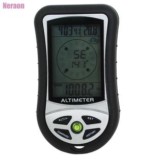 八合一电子高度计 登山可u携式钓鱼气压计指南针海拔温度计水平仪
