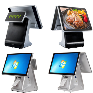 酷睿I3 I5收银机一体机银豹收银系统管K理餐饮水果店烘焙奶茶店店