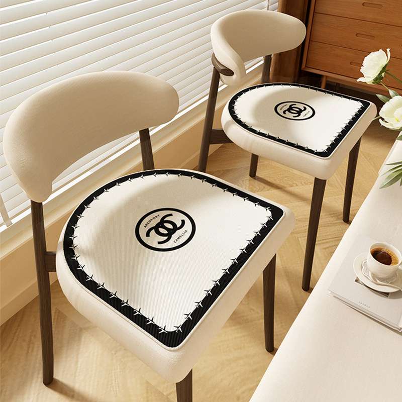 马蹄形餐桌凳椅子坐垫四季通用夏季天冰丝座垫轻R奢高级感屁股凉,居家布艺,椅垫,淘宝优惠券,粉丝福利购,淘宝优惠卷