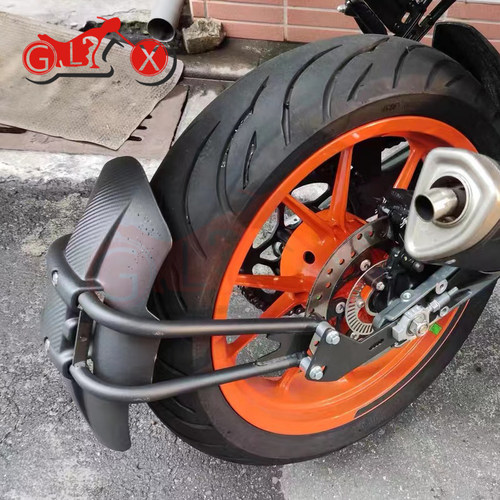 适用KTM DUKE390/250 RC390 250/3K90ADV改装配件挡泥板后挡水泥