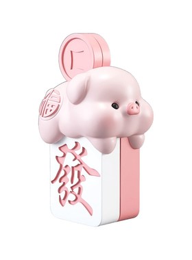 可爱发财小猪桌面摆件轻奢装饰品客厅电视柜玄关入户W生日乔迁礼