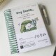可爱 绿人dA5大线圈笔记本Mbti学生高望风学习日记笔记本