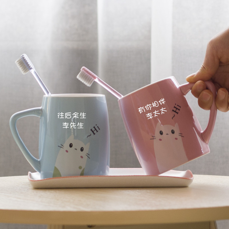 一家三口四口刷牙杯创意可爱牙刷杯情侣洗漱O杯卡通家用亲子漱口,家庭/个人清洁工具,洗漱杯,淘宝优惠券,粉丝福利购,淘宝优惠卷