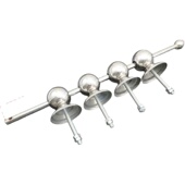 农村大门栓铁门插销老式 木门双开栓插销锁栓门锁四球穿条锁