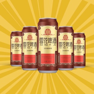醇厚经典 6听装 12度批发 老雪花500ml 雪花啤酒沈阳经典