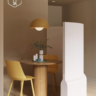 十八纸屏风隔断客厅简约可折叠移动活动展会展览商用办公室背景墙