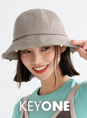 KEYONE 渔夫帽女出游盆帽轻奢春季遮阳显脸小百搭防晒休闲旅游帽
