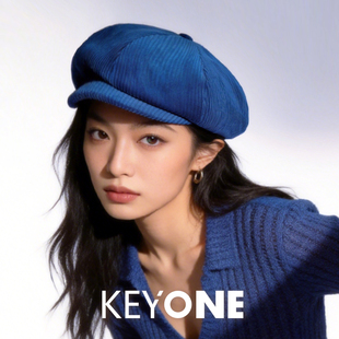 KEYONE2025新款复古文艺青年帽子前进帽韩版休闲欧美女士帽子