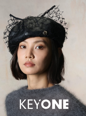 KEYONE2025新款复古前进帽小头围贝雷帽日系画家帽报童帽小号浅顶