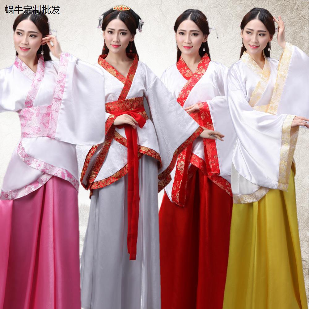 汉服女曲裾嫦娥仙女舞蹈