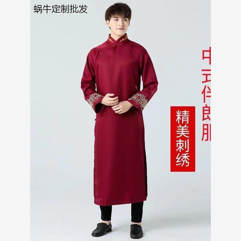 伴郎服中式兄弟团服装风