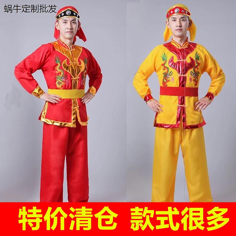 新款威风锣鼓服装演出服