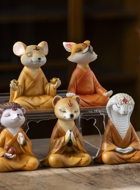 优选东北狐黄大仙真身桌面摆件常蟒白柳灰装饰品蛇工艺品礼物堂口