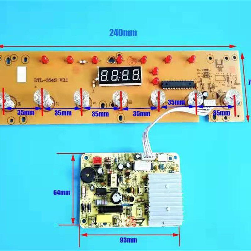 优选黑晶炉触摸电路板3000W忠臣主板开关泡茶炉线路板原厂线控开