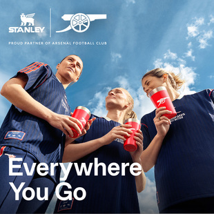 Stanley1913 x Arsenal阿森纳联名款保温杯大容量吸管杯水杯车载