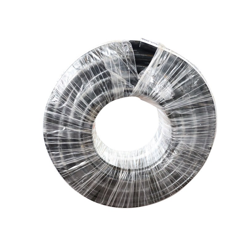 攀霖牌工业黑色天然橡胶空气软管 PVC涤纶纤维增强软管16mm*50m