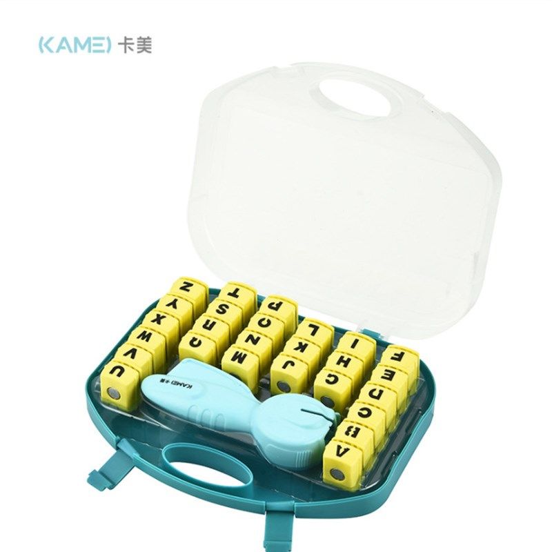 卡美压花器套装可换式小号打孔器幼儿园儿童手工剪纸多图案压花机