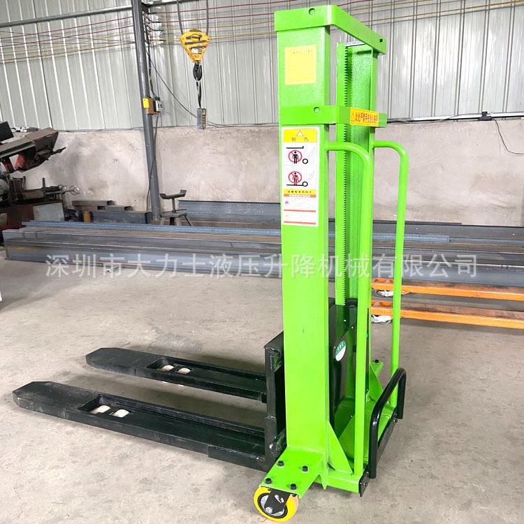 随车自体登半电动堆车1吨便携电动升车装卸货搬运堆垛车