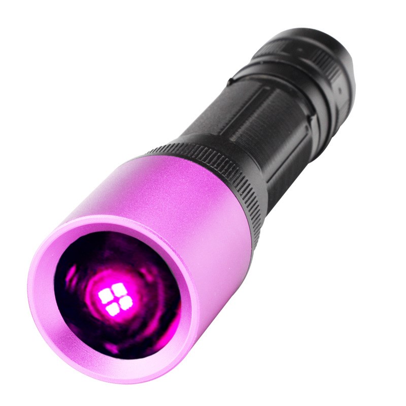 探豹大功率365紫光灯UV鉴定专用烟酒验钞防伪珠宝文玩荧光币检测