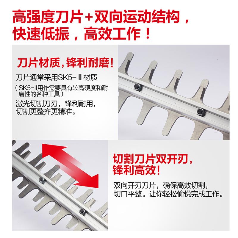 大有绿篱机无刷电动修剪机多功能园林剪茶机充电式小型修枝剪4220