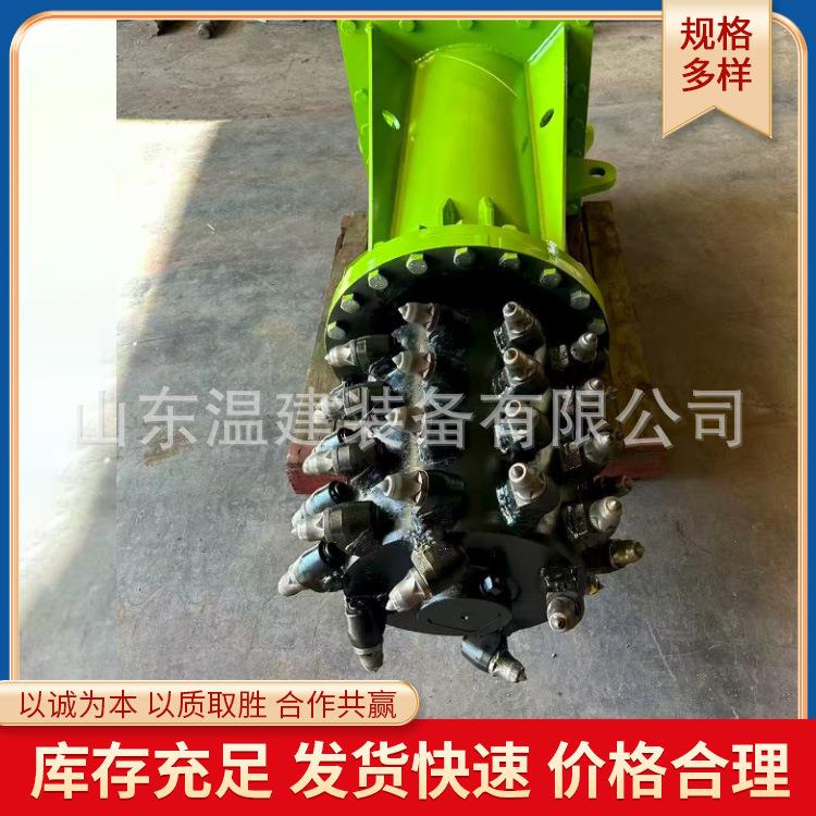 供应隧道施工横向铣挖机挖机改潜孔凿岩钻机轮式纵向铣挖机铣挖头