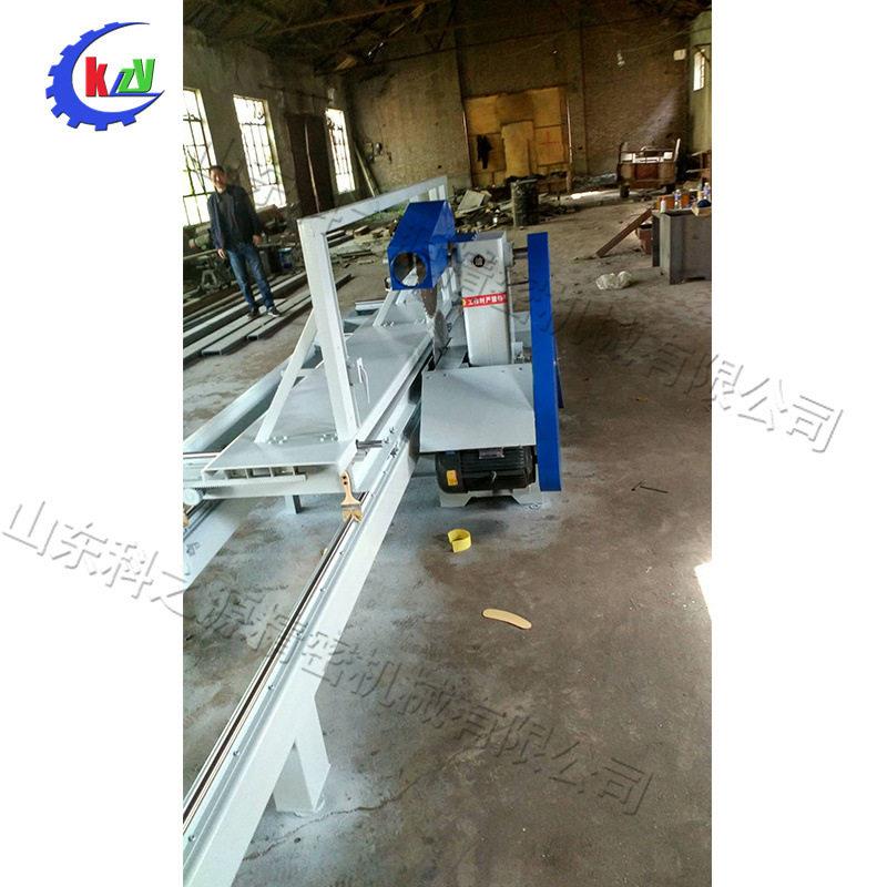 圆木方木推台锯 台式木板包装箱加工带锯机 家具板集成材开片设备